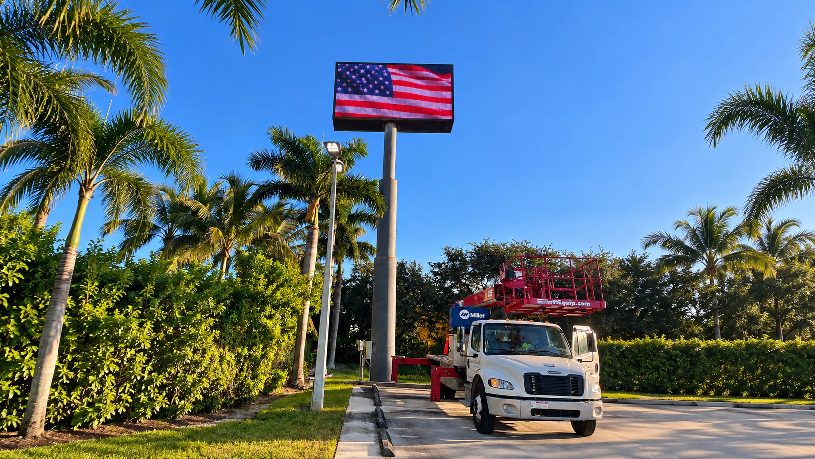 OUTDOOR SIGNAGE INSTALLATION
